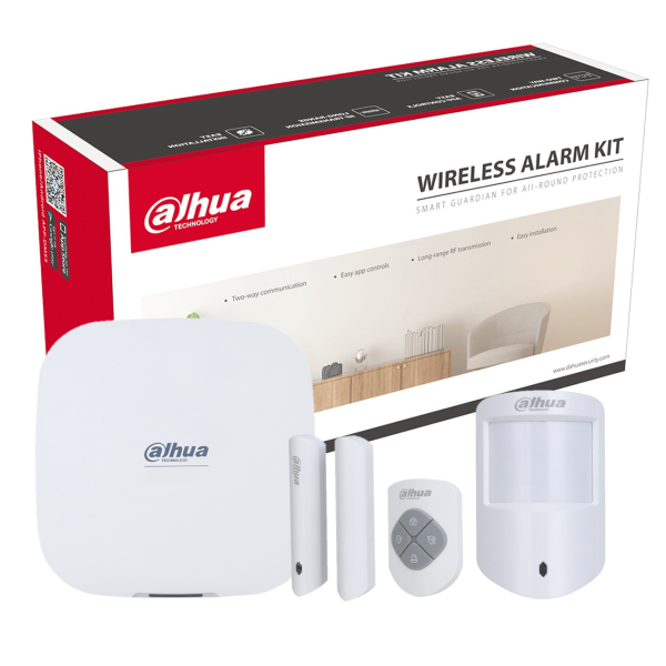 Kit d'alarme Dahua avec Sirène Extérieur ART-ARC3000H-03-GW2